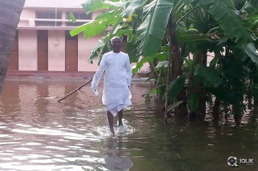 Celebs at Chennai Flood Relief Activities